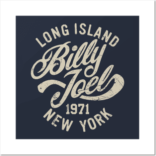 Billy Joel Long Island New York 1971 Posters and Art